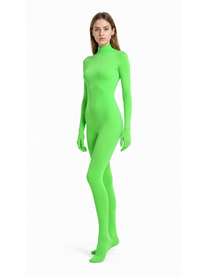 Form-Fitting Jumpsuit with Covered Hands and Feet product detail