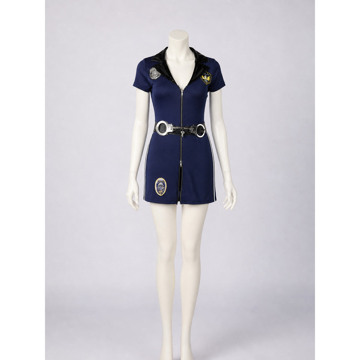 Police Officer Cosplay Costume, One-Piece Jumpsuit
