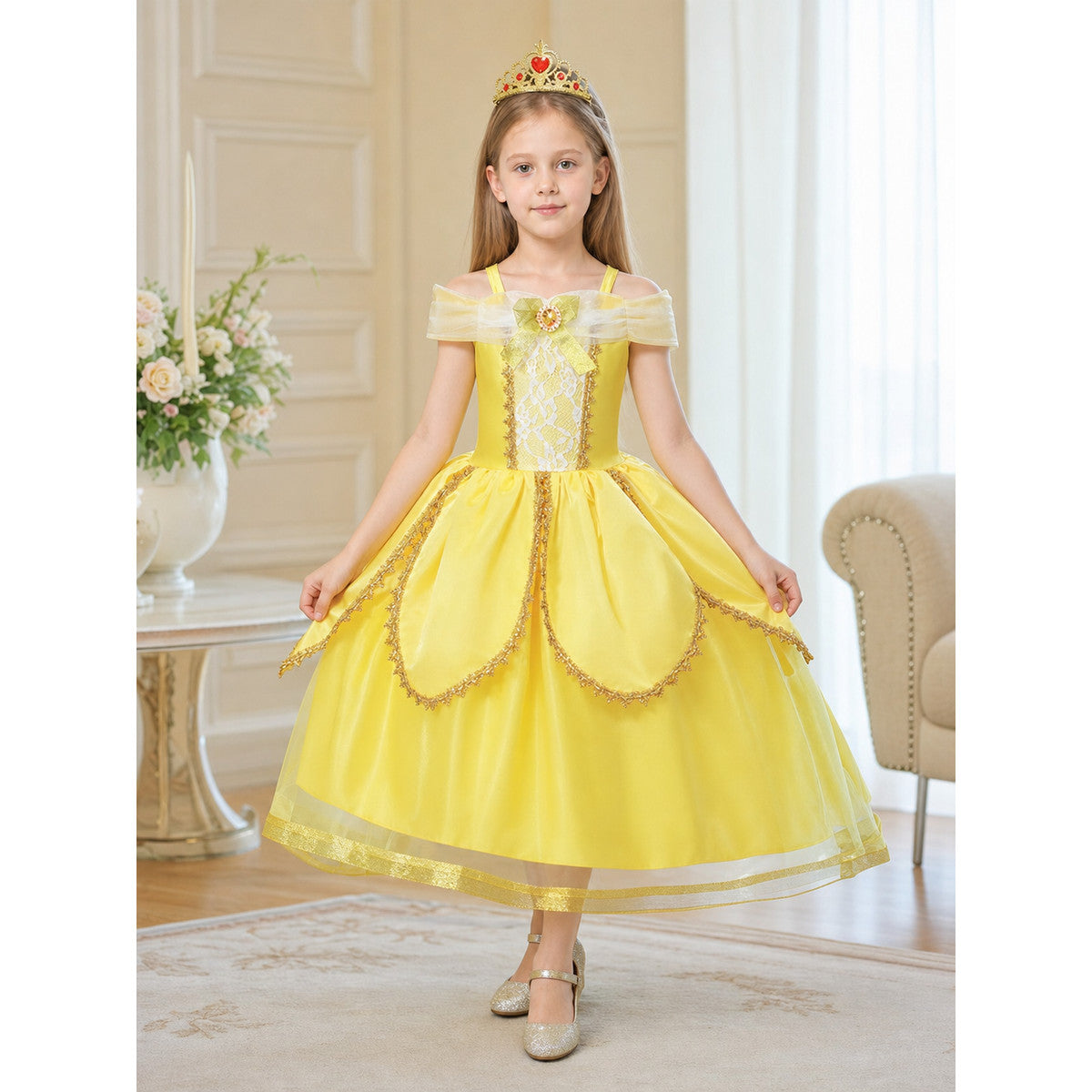 Golden Princess Costume Set lifestyle view