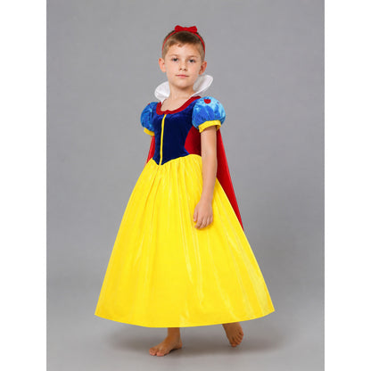 Snow White Dress with a Blue Bodice and Yellow Skirt Costume Dresses detail