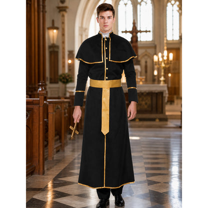 Clergyman Costume with Gold Trim lifestyle