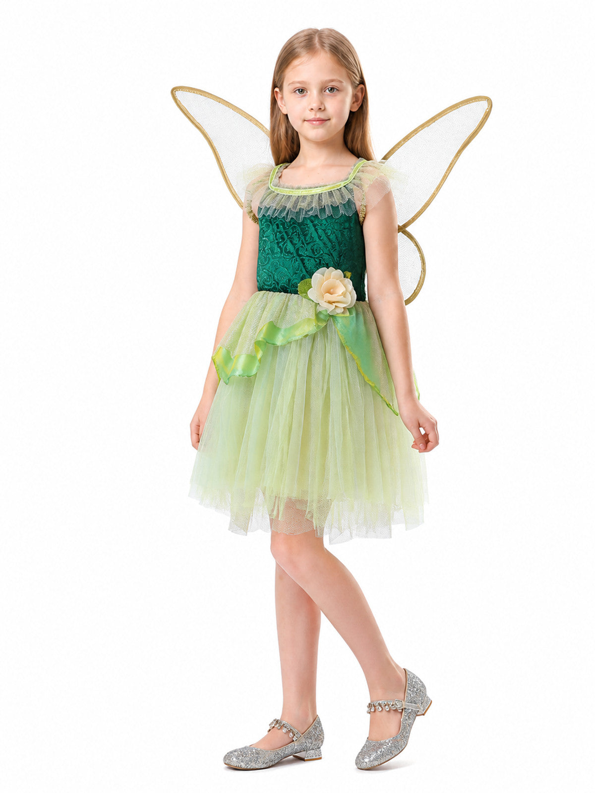 Full Dress with Wings for Performances Costume Dresses detail