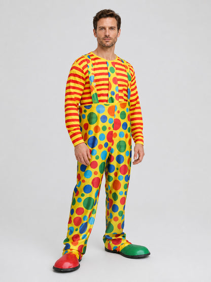 Clown Costume: Striped Top and Pants Costumes detail