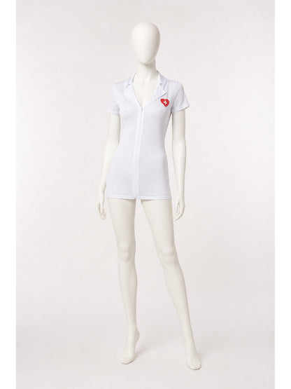 Medical Cosplay Costume, Zip-Up Dress