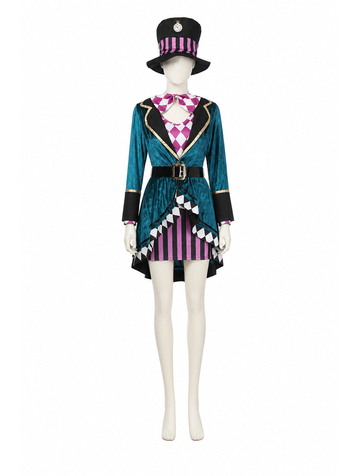 Magician Stage Costume with Asymmetrical Skirt Costumes detail