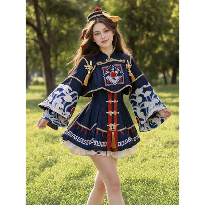 Zombie Lolita Costume with Hat and Accessories lifestyle view