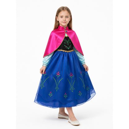 Princess Dress with Full Skirt and Cape for Carnival Costume Dresses detail