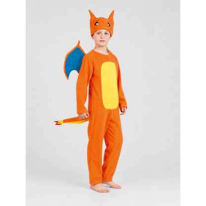 Charizard Cosplay Jumpsuit with Wings and Tail