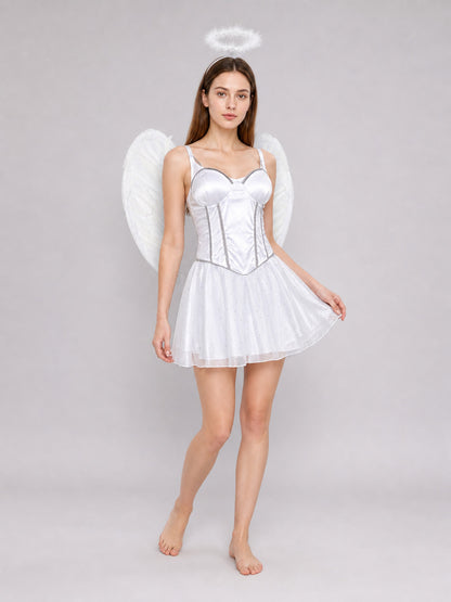 Angel Costume with Wings and Halo Costumes detail