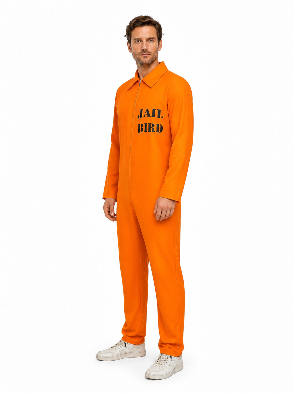 Orange Prison Jumpsuit for Cosplay Costumes detail