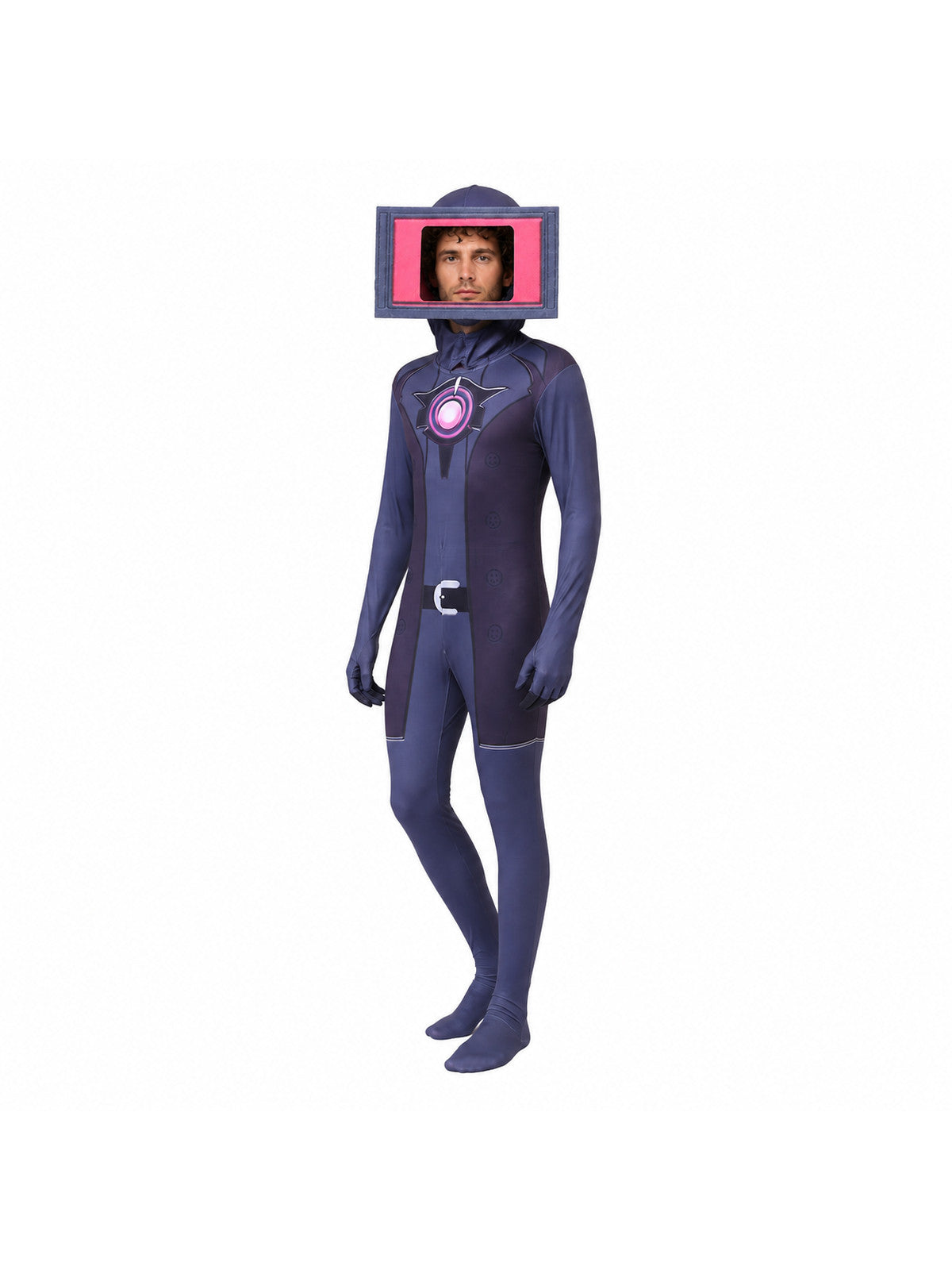 TV Man Cosplay Jumpsuit