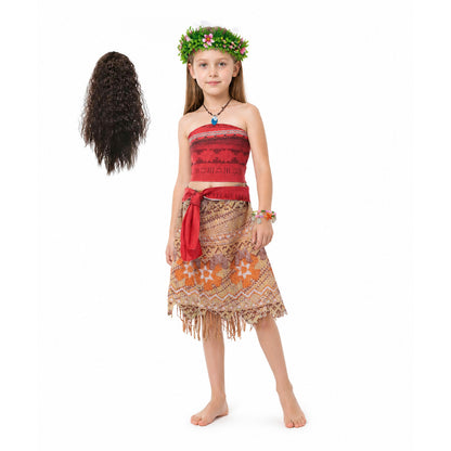 Moana Costume with Skirt and Accessories Costume Accessories detail