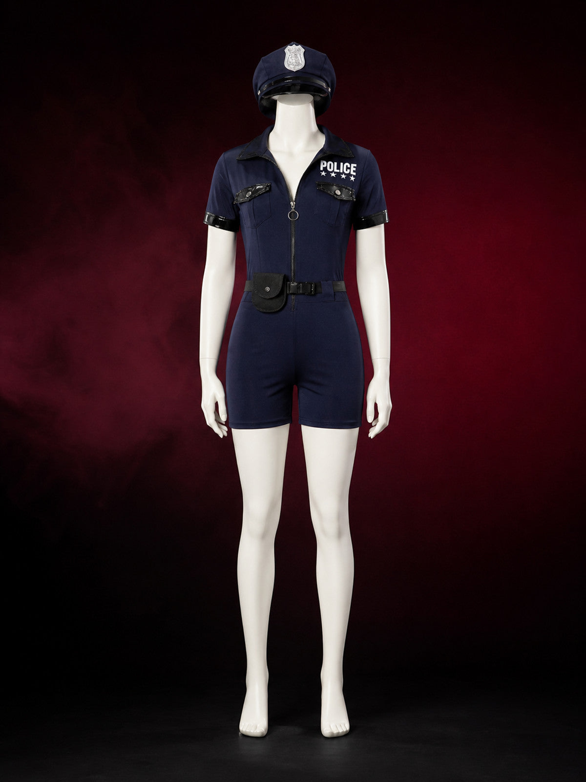 Women's Police Officer Costume for Carnival Cosplay main product view