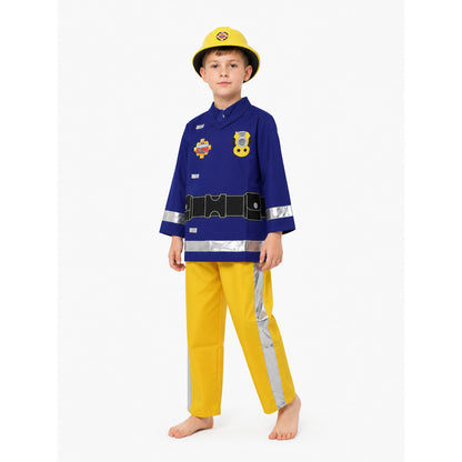 Kids' Firefighter Costume with Helmet for Halloween Costumes detail