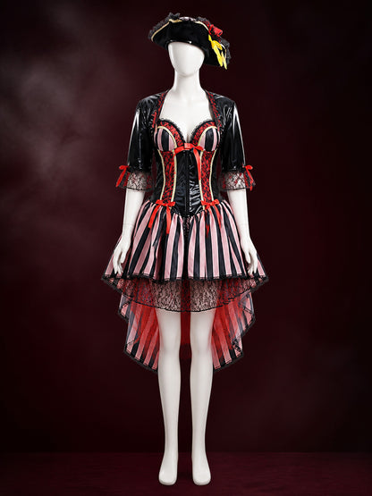 Pirate Costume with Corset for Halloween