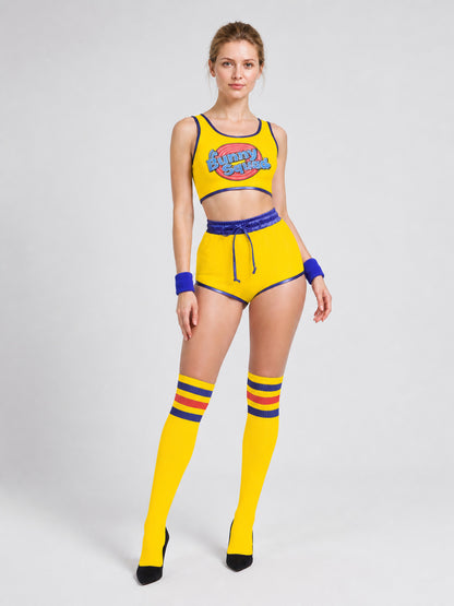 Stage Performance Costume, Top and Shorts Costumes detail
