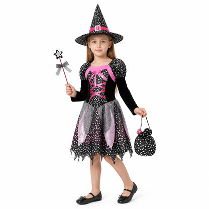 Halloween Costume: Dress, Hat, Wand, Bag Costume Dresses detail