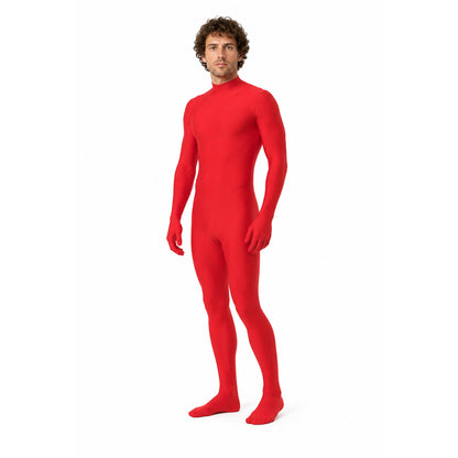 Red High-Neck Jumpsuit for Dance product detail