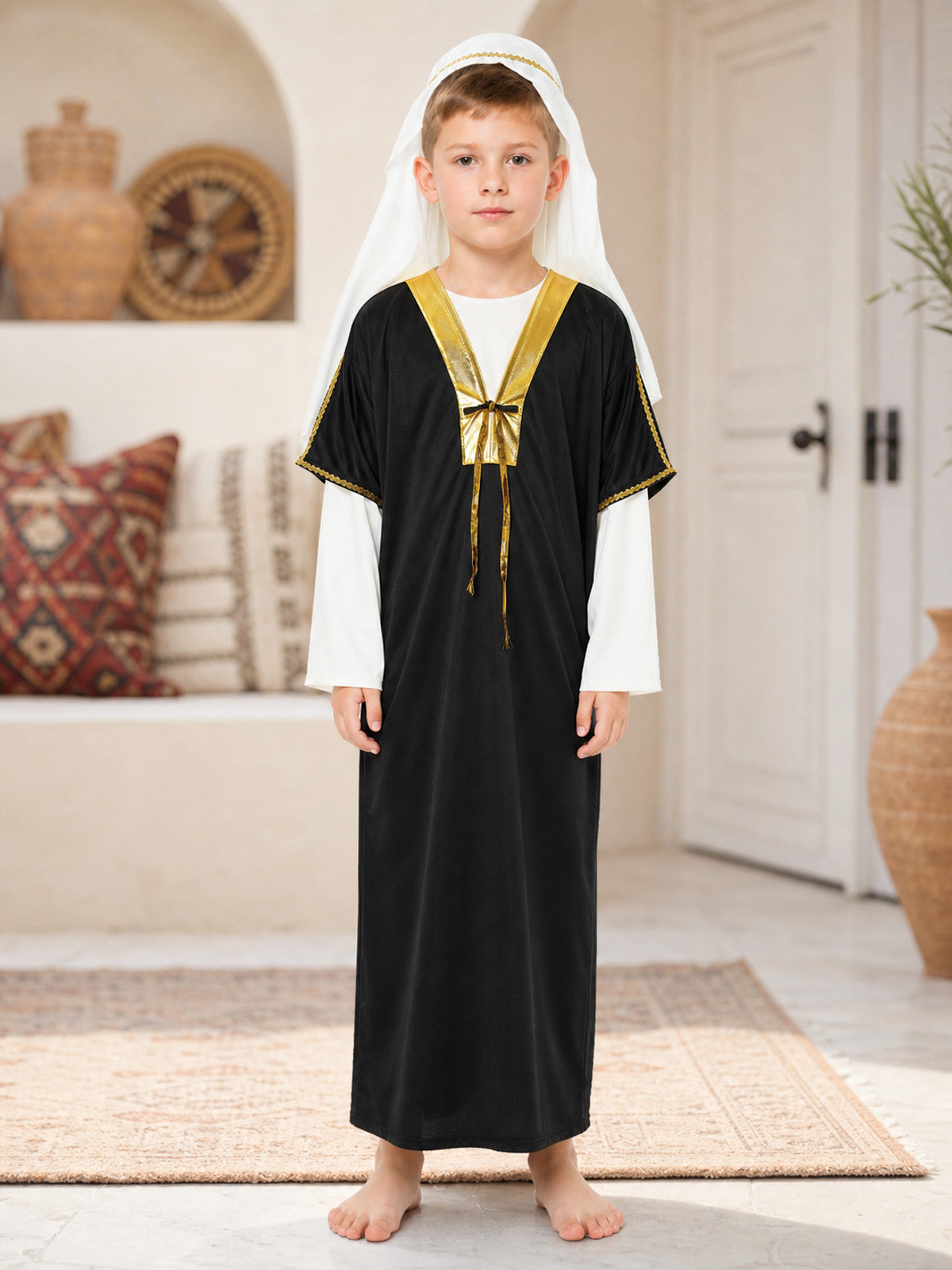 Arabian-Style Carnival Costume with Accessories