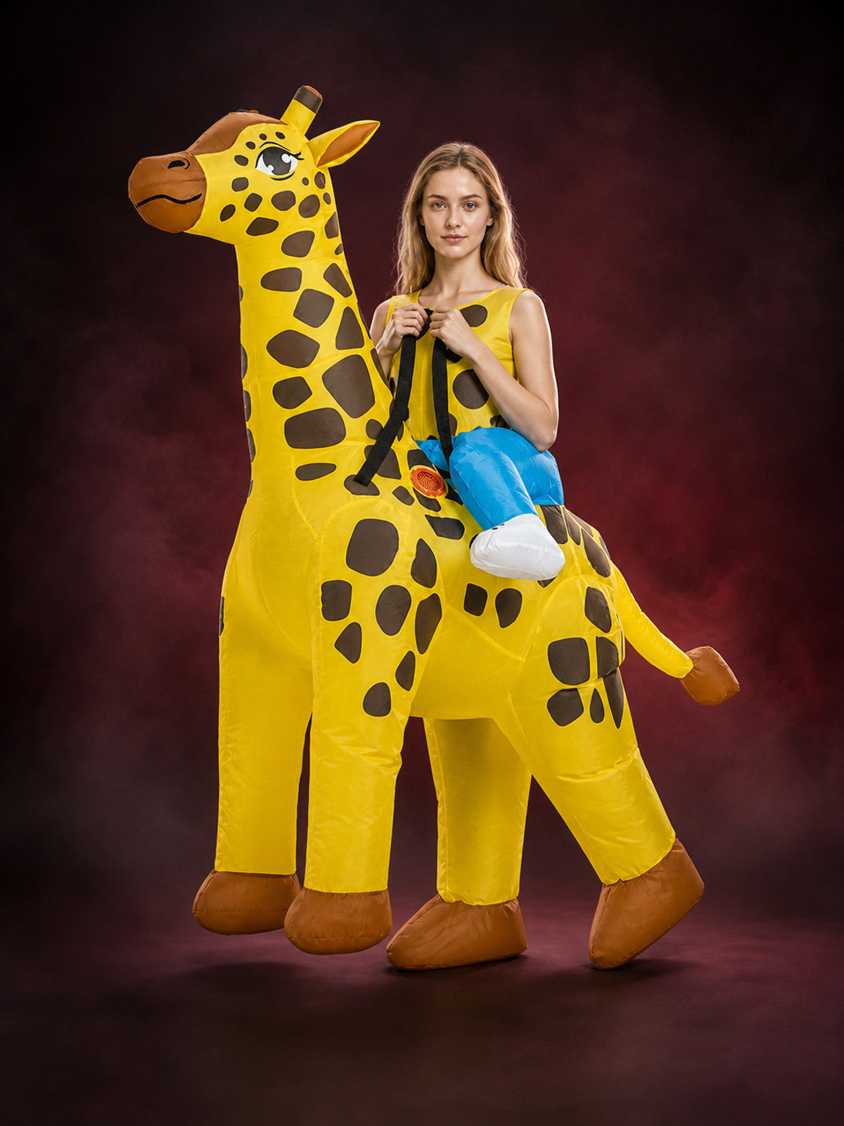 Giraffe Inflatable Costume, Funny Halloween Outfit main product view