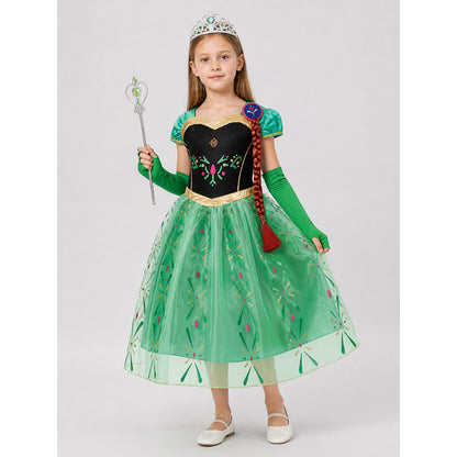 Anna Costume with Crown and Wand for Children Ages 2–8 product detail