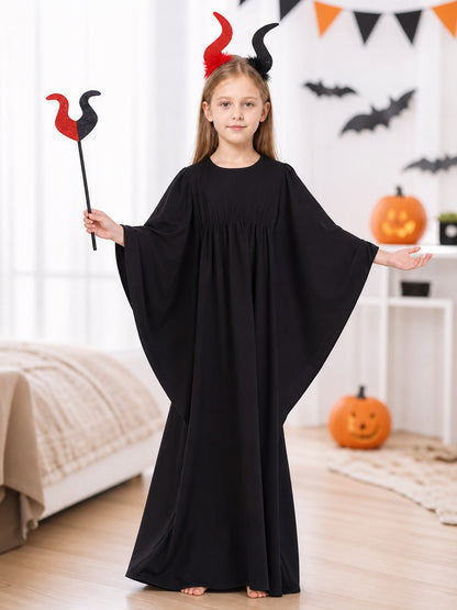 Halloween Devil Costume with Horns and Trident lifestyle view