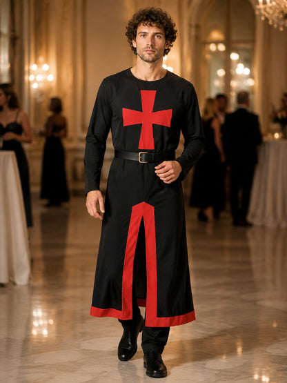 Medieval Carnival Costume with Tunic and Pants lifestyle view
