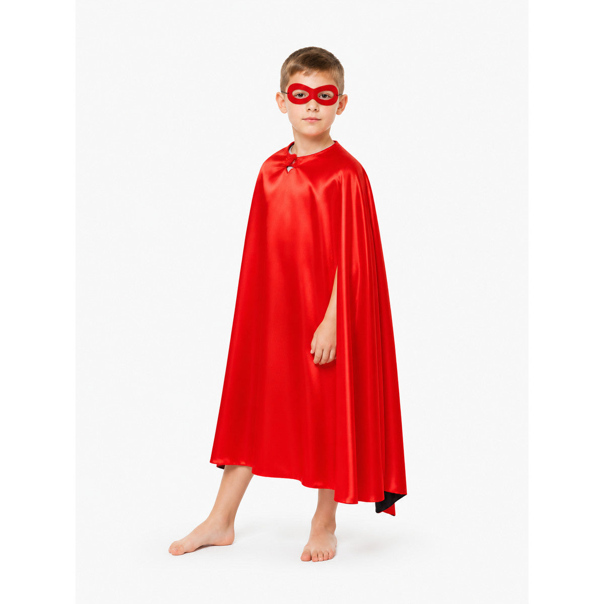 Red Children’s Cape with Mask for Halloween product detail