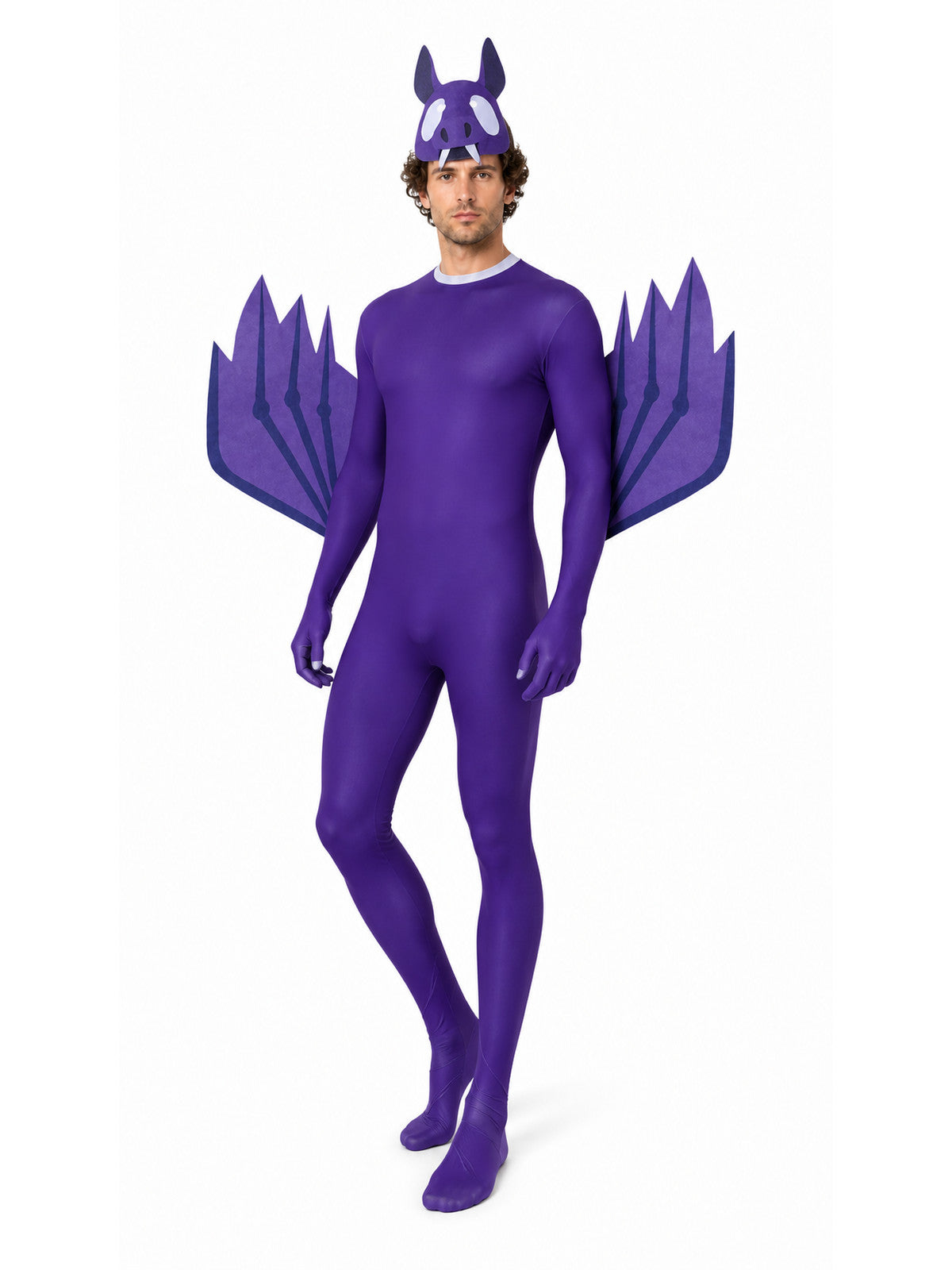 Monster Cosplay Costume with Mask and Wings Costume Masks detail