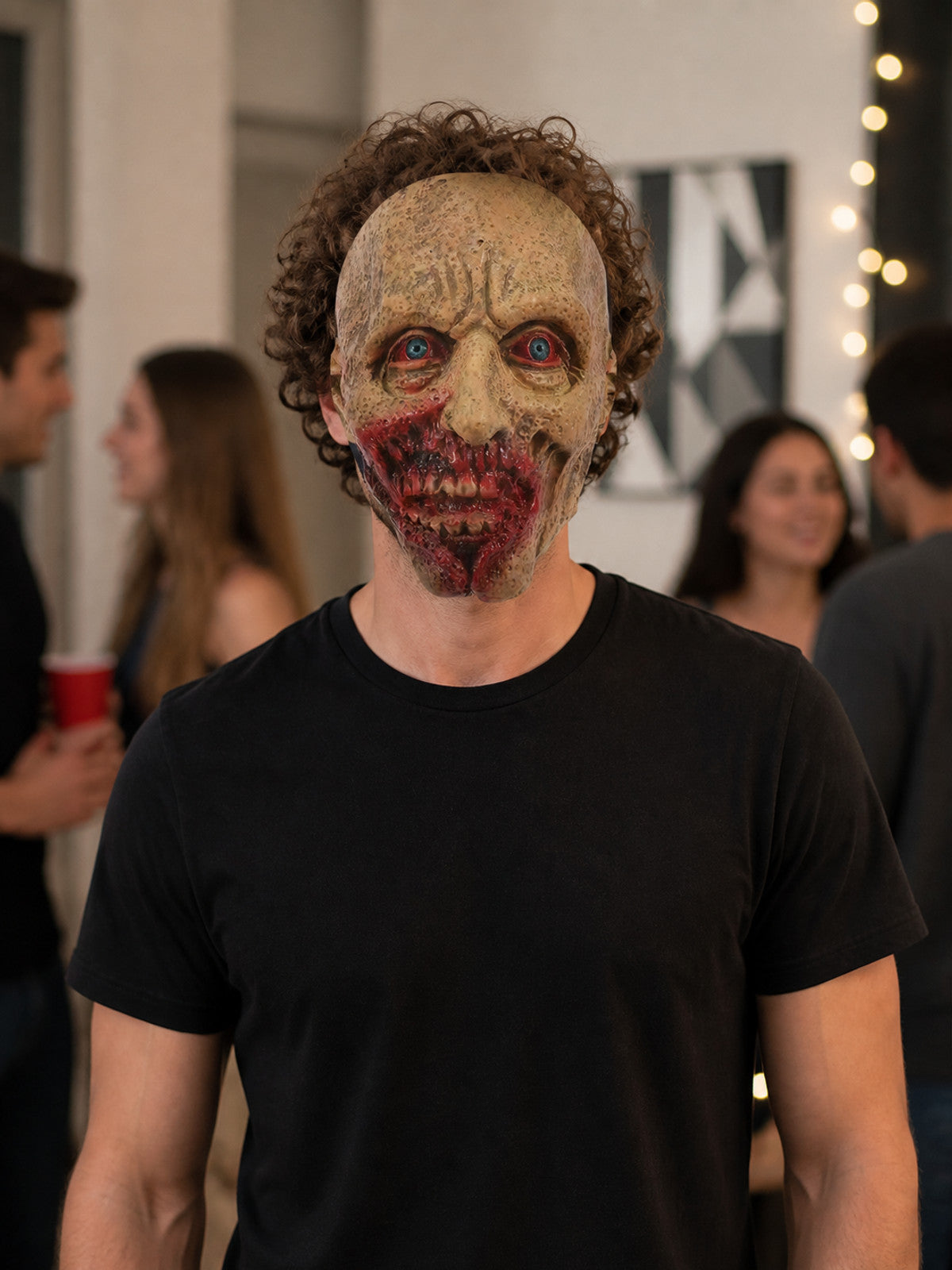 Halloween Scary Rotten Face Mask for Cosplay