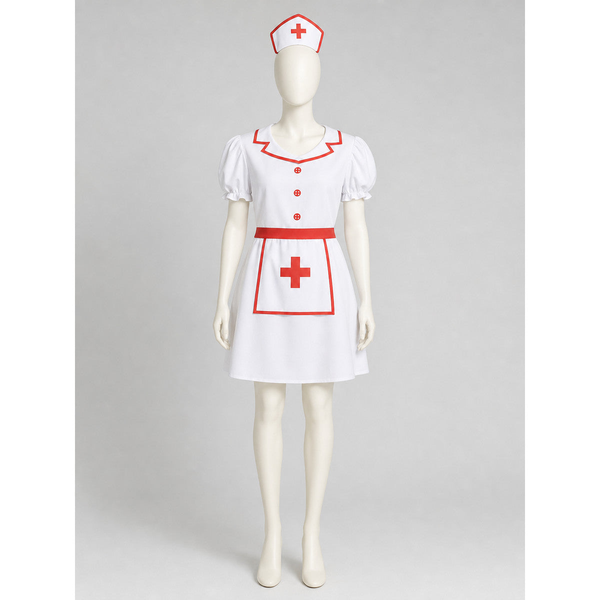 Medical Costume with Dress and Cap