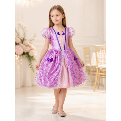 Halloween Princess Costume Dress with Flowers