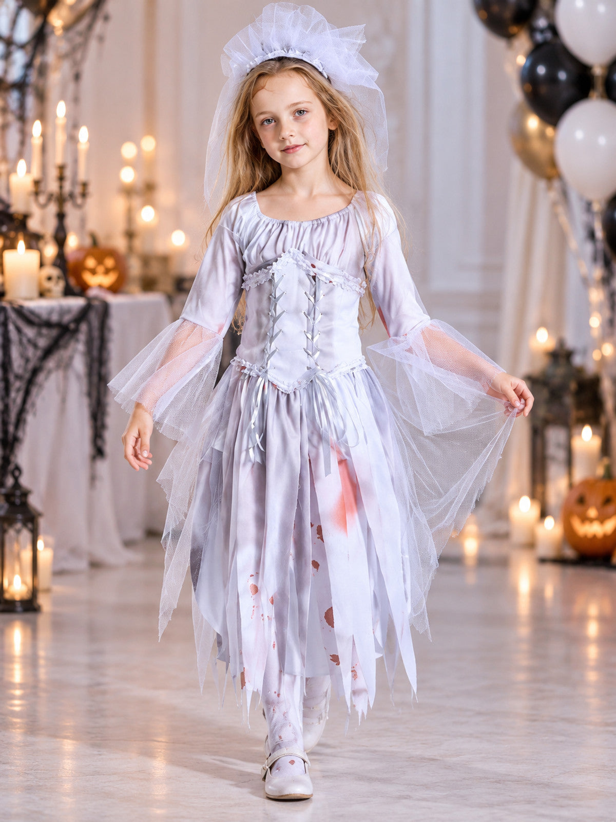 Kids' Vampire Costume with Veil
