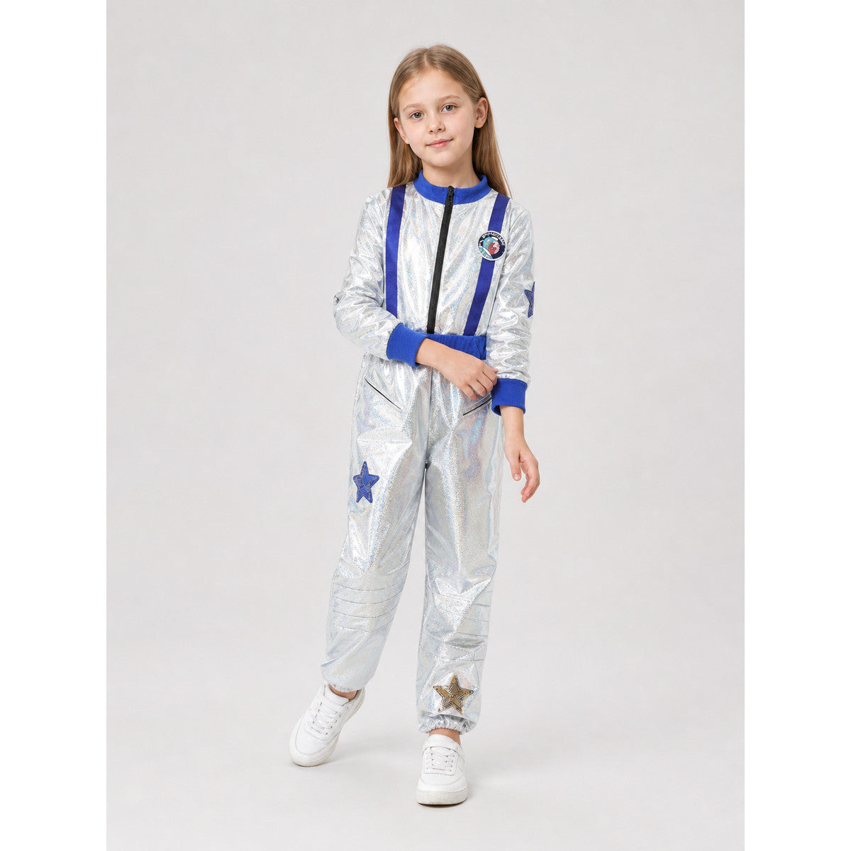 Silver Astronaut Costume for Halloween and the Stage