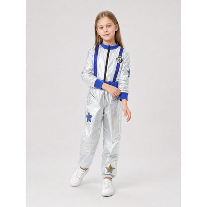 Silver Astronaut Costume for Halloween and the Stage