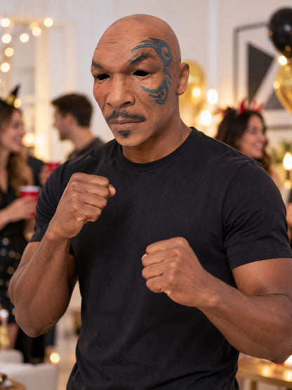 black tyson_inspired_bald_male_face_latex_mask product image 2