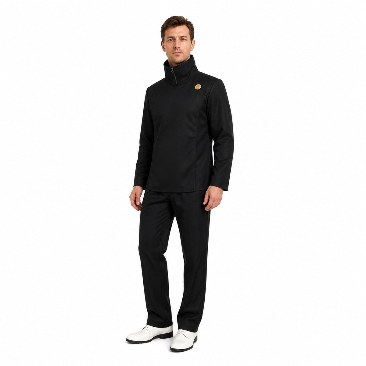 Jujutsu Kaisen Cosplay: Gojo and Itadori, Black, S-XXL on-model front view