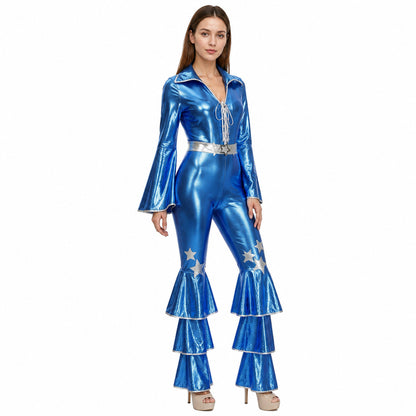 Halloween Jumpsuit with Flared Pants Costumes detail