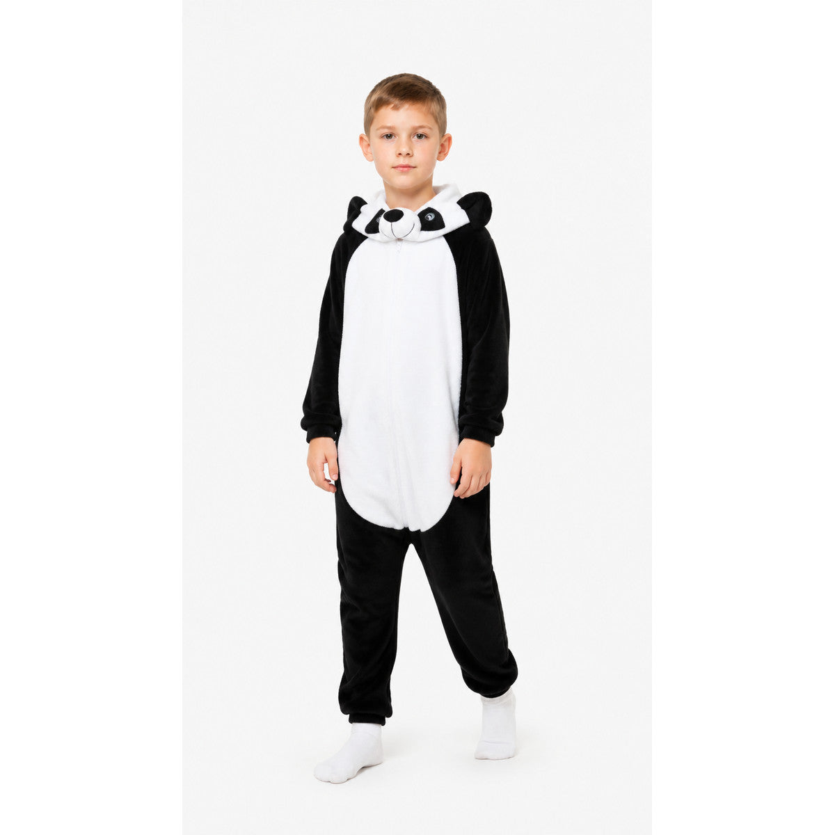 Panda Hooded Zip-Up Pajama Onesie product detail
