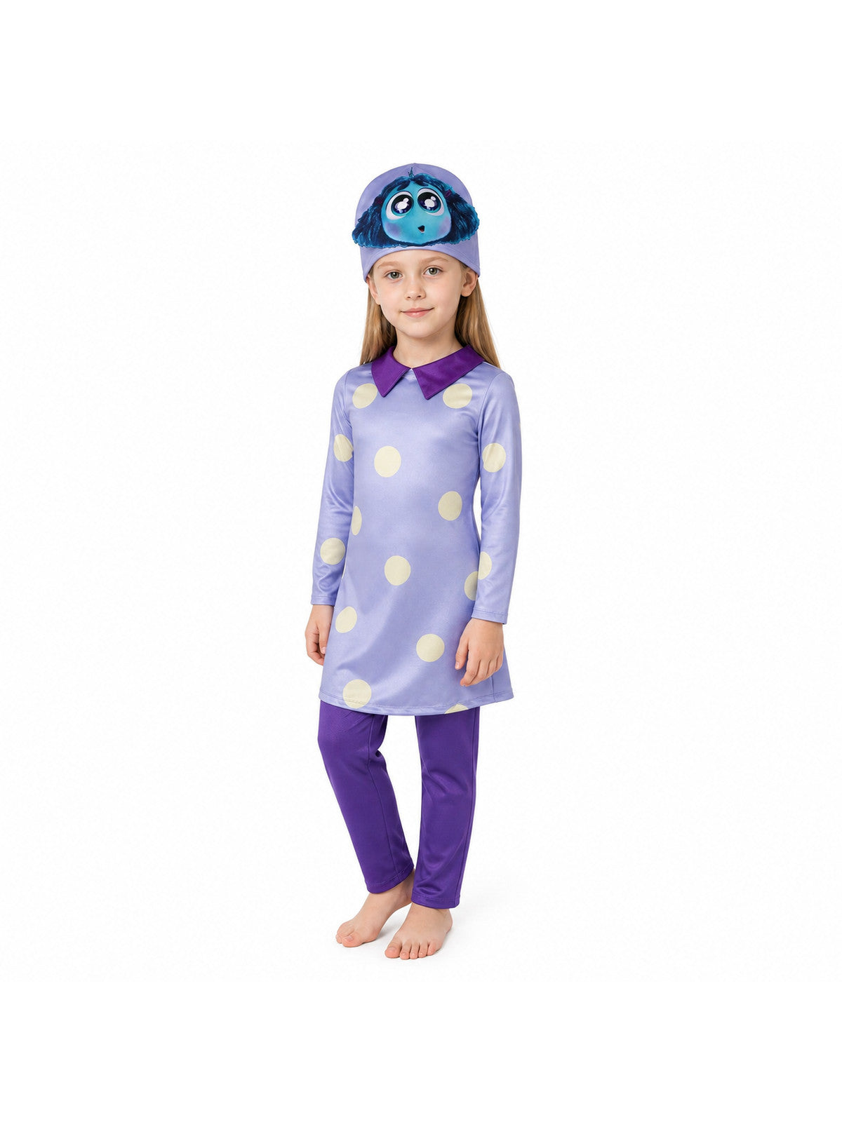 Inside Out 2 Carnival Costume with Dress and Mask Costume Dresses detail