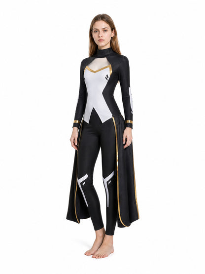 X-Men Storm Cosplay Costume with Geometric Print Costumes detail