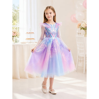 Purple Carnival Dress for Halloween and Cosplay lifestyle view