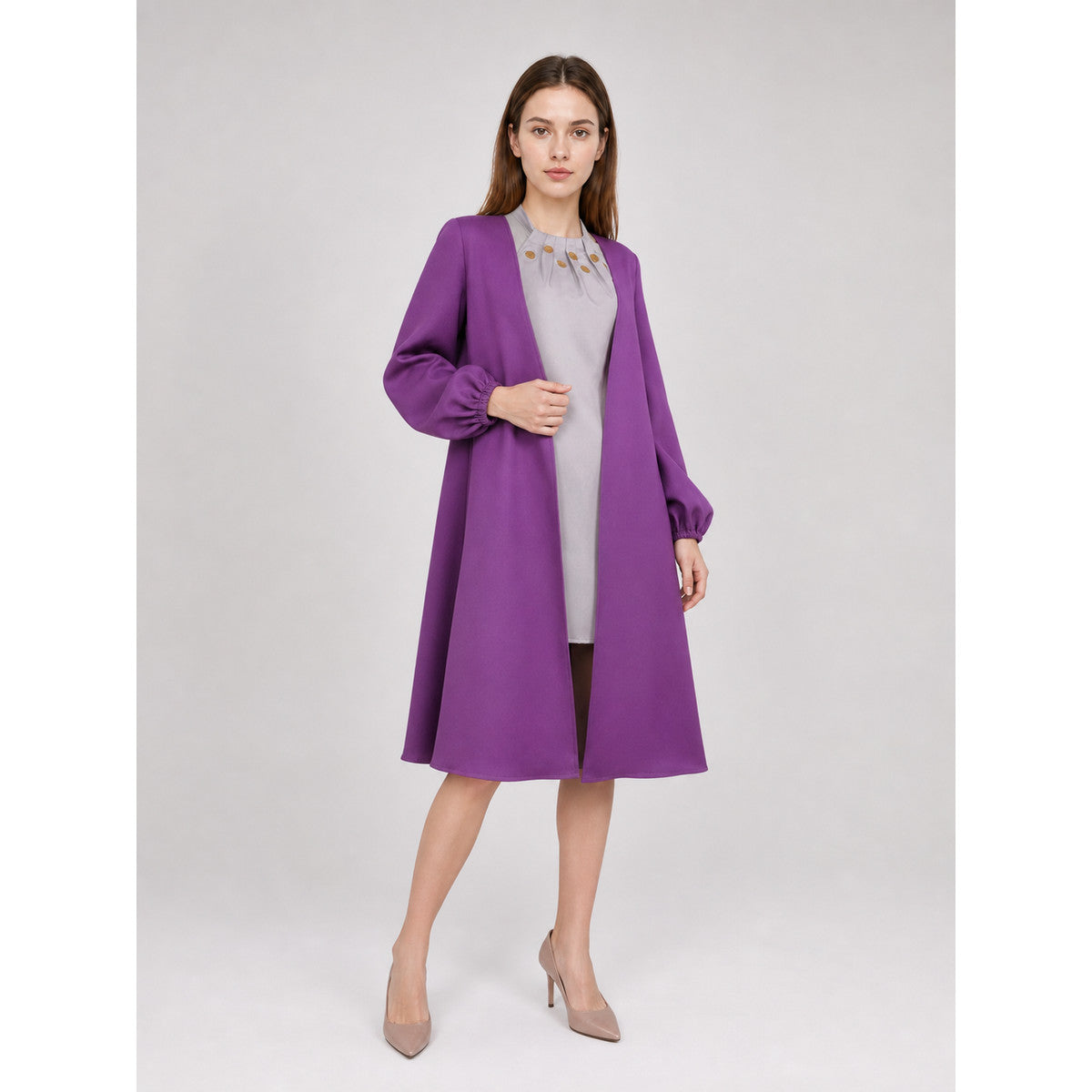 Nico Robin STAMPEDE Cosplay Dress, Purple