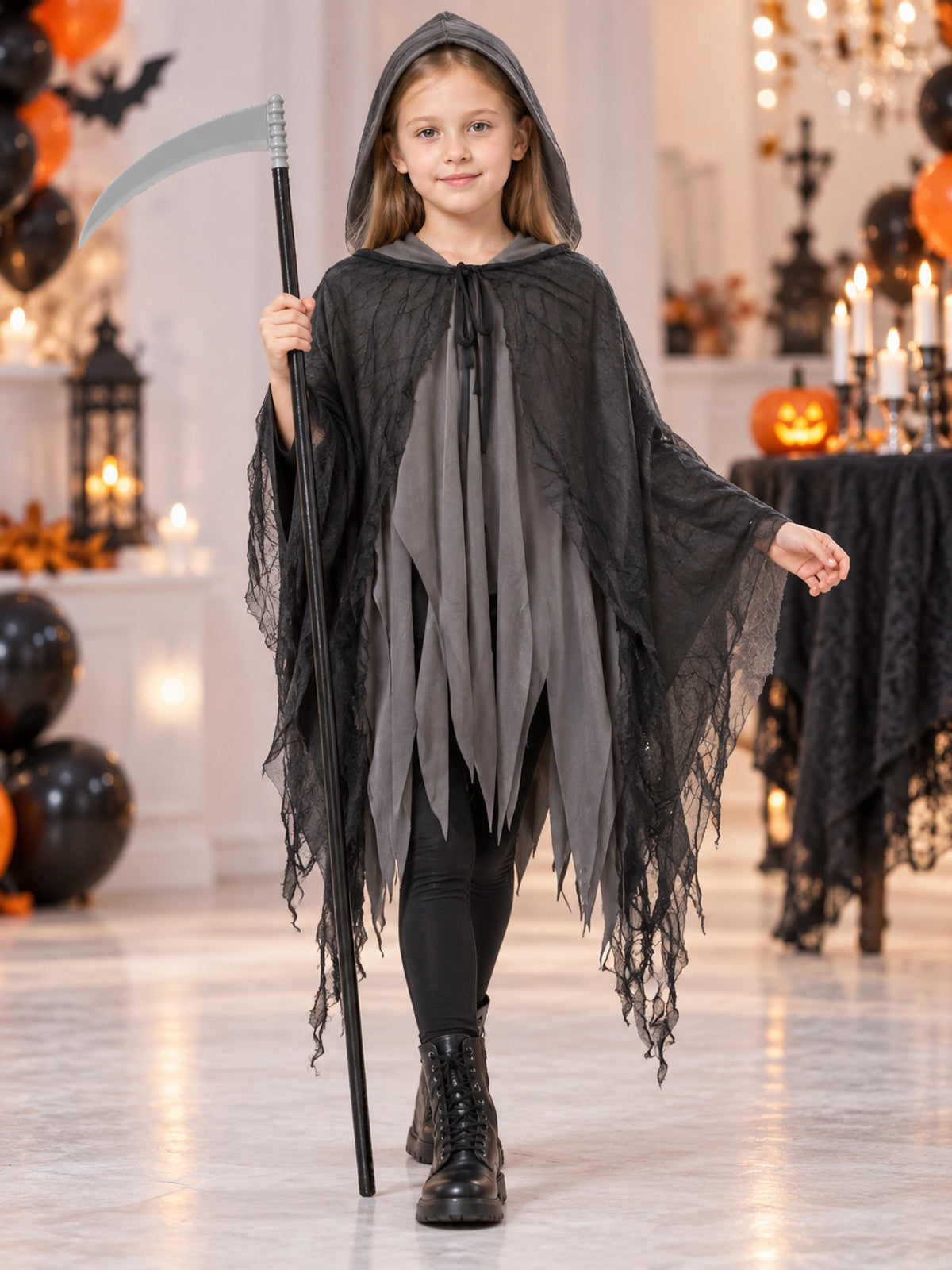 Carnival Costume with Hood and Decorative Braid lifestyle view