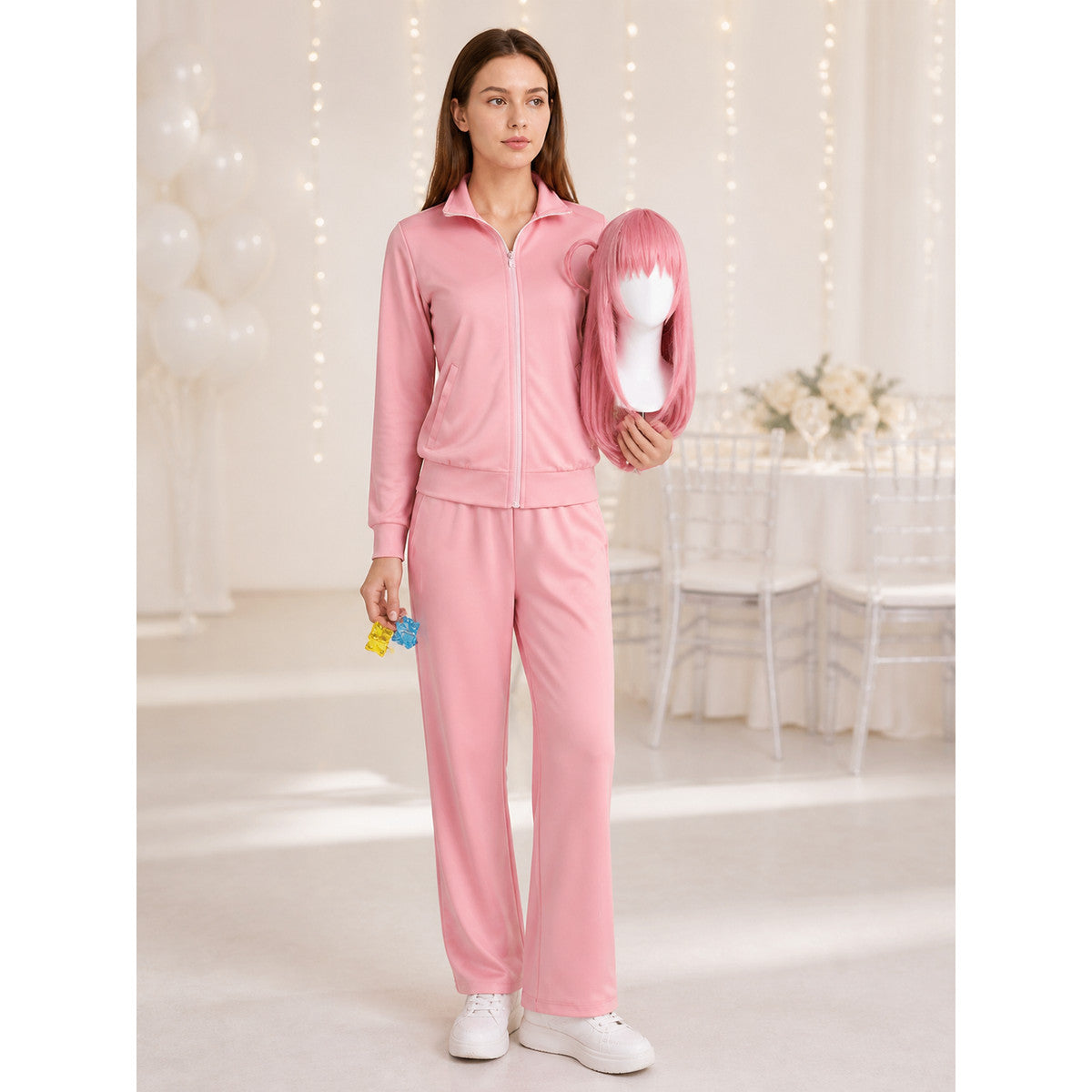 Pink Carnival Costume for Cosplay and Halloween