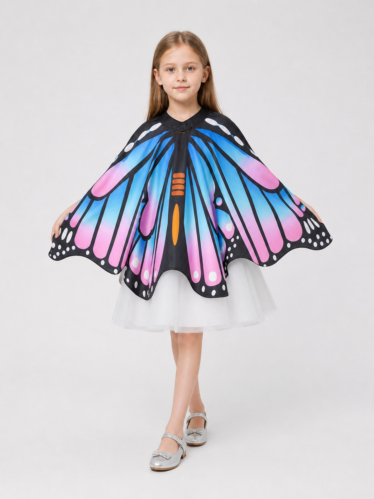 Printed Butterfly Cape for Children for Halloween Costume Capes detail
