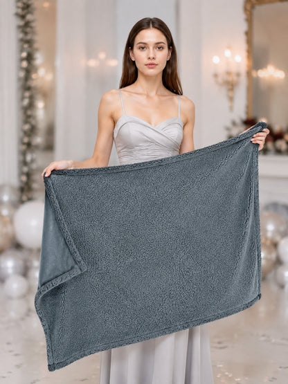 Water-Resistant Pet Blanket, Gray lifestyle view