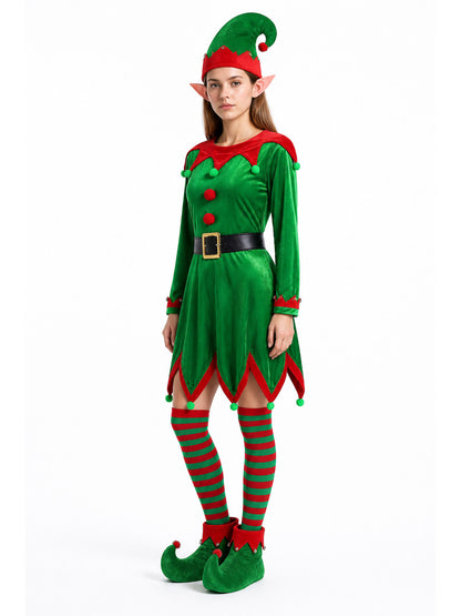 Christmas Character Costume with Dress and Accessories