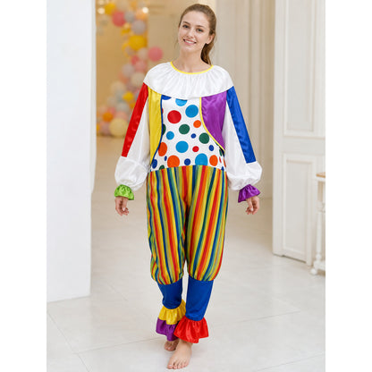 Show-Style Clown Costume, Party Jumpsuit lifestyle