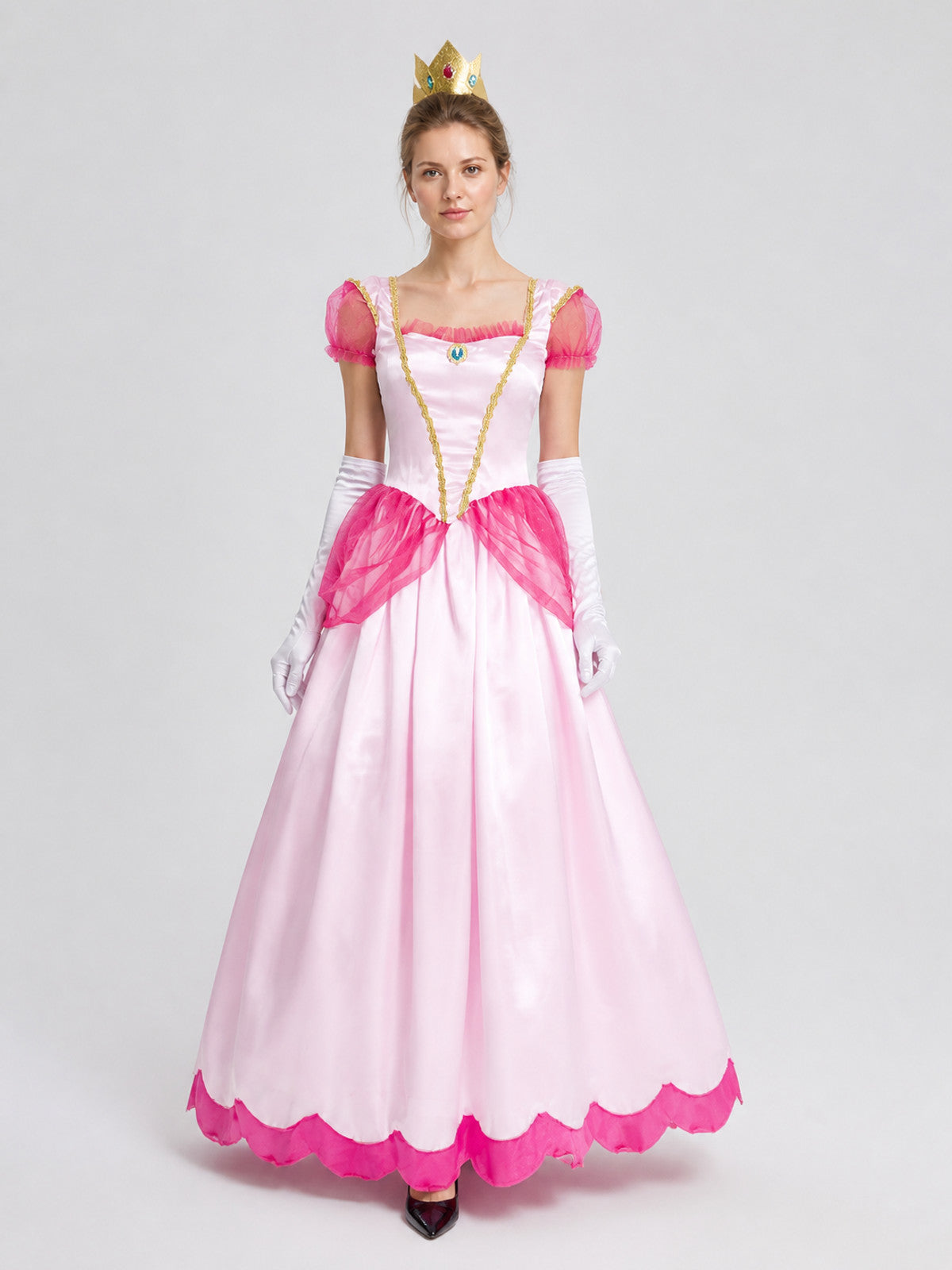 Pink Princess Dress for Halloween, S-XXL